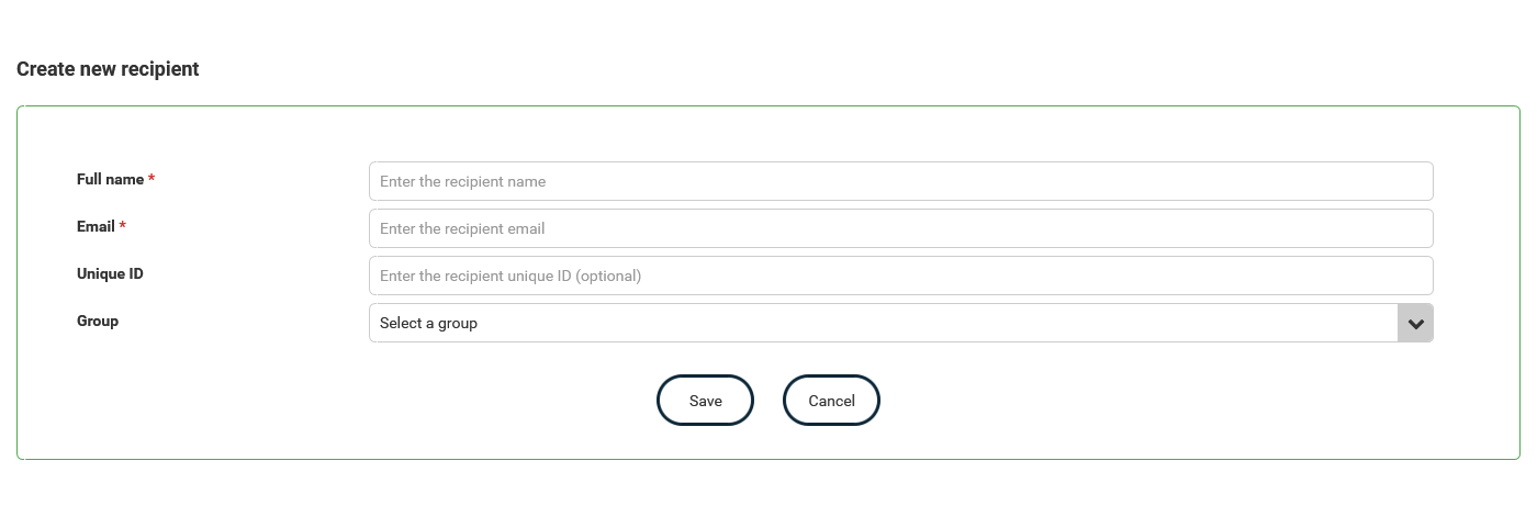 Manage badge recipients - Create thumbnail