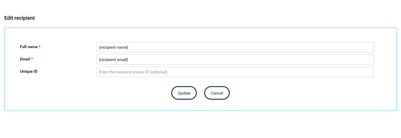 Manage badge recipients - Edit thumbnail
