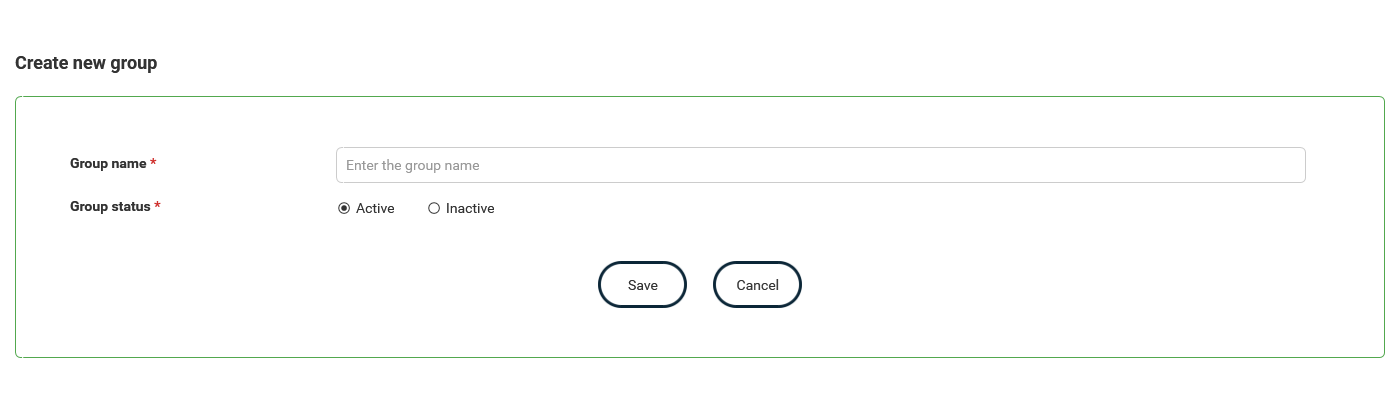 Recipient groups - Create thumbnail