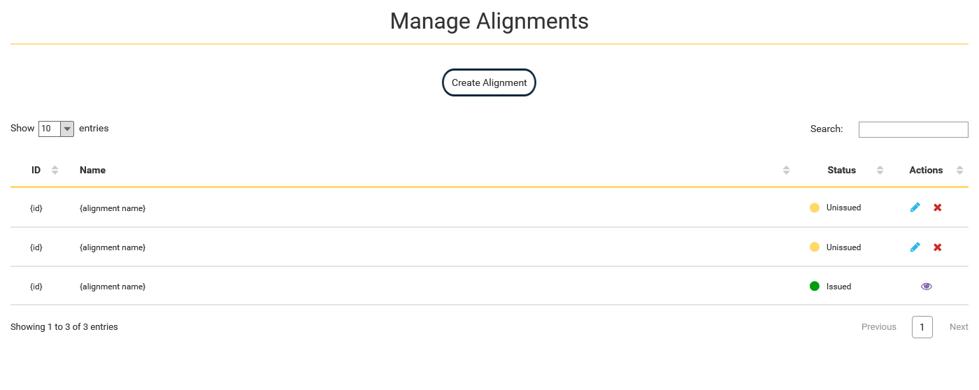 Manage Alignments thumbnail