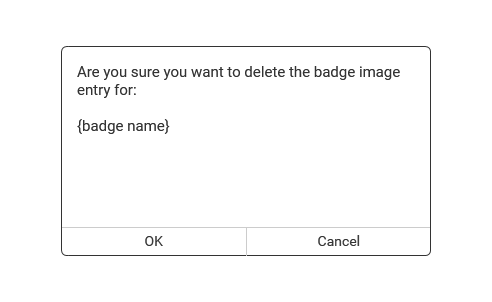 Create Badge Images - Delete thumbnail