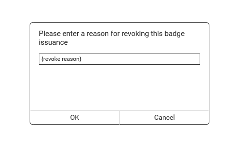 Manage badge issuing - Revoke - Edit thumbnail