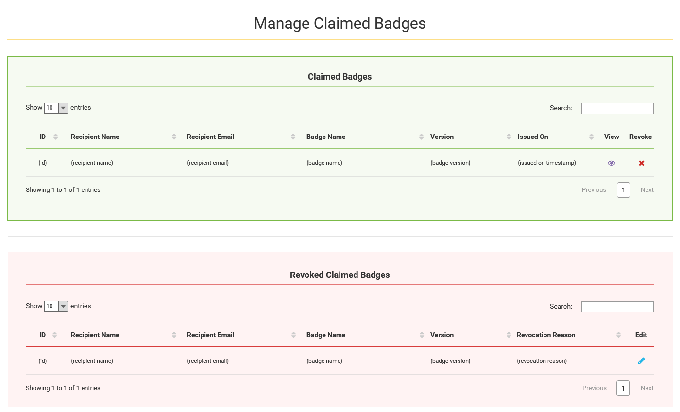 Manage Claimed Badges thumbnail