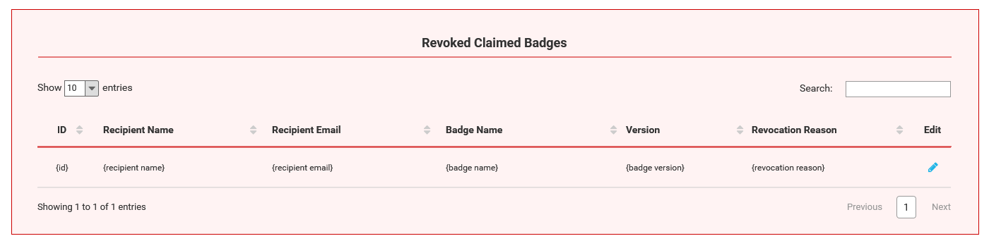 Manage Claimed Badges - Revoked Claimed Badges thumbnail
