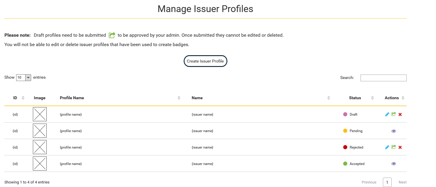 Manage Issuer Profiles thumbnail