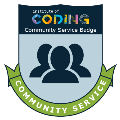 IoC community service alignment badge