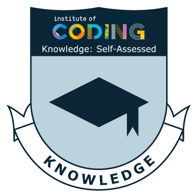 IoC self-assessed knowledge alignment badge